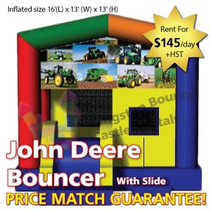 Kingston Bouncy Castle Rentals - Separate Castles 2014 - John Deere Bouncer With Slide1